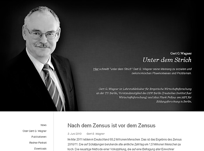 Wordpress Theme für Gert G. Wagner